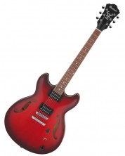Poluakustična gitara Ibanez - AS53, Sunburst Red Flat