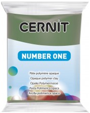 Polimerna glina Cernit №1 - Maslinasto zelena, 56 g -1