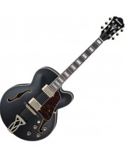 Poluakustična gitara Ibanez - AF75G, Black Flat