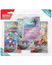 Pokemon TCG: Scarlet & Violet 7 Stellar Crown 3 Pack Blister - Latias -1