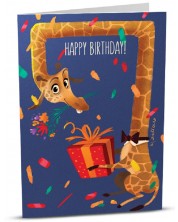 Čestitka iGreet - Žirafin rođendan -1