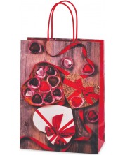Poklon vrećica - Bonbonijera, crvena, L -1