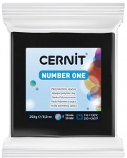Polimerna glina Cernit №1 - Crna, 250 g -1