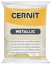 Polimerna glina Cernit Metallic - Žuta, 56 g -1