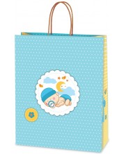 Poklon vrećica - Baby, plava, XL