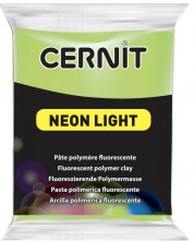Polimerna glina Cernit Neon Light - Zelena, 56 g