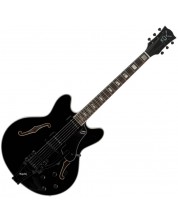 Poluakustična gitara VOX - BC V90B BK, Jet Black -1