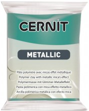 Polimerna glina Cernit Metallic - Zeleni tirkiz, 56 g -1