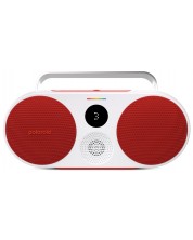 Prijenosni zvučnik Polaroid - P3, crveno/bijeli -1