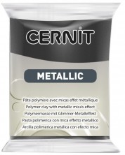 Polimerna glina Cernit Metallic - Siva, 56 g