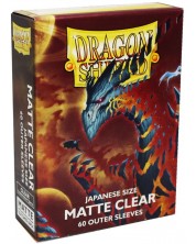 Štitnici za kartice Dragon Shield Sleeves - Small Matte Clear Outer (60 komada)