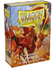 Štitnici za kartice Dragon Shield - Matte Dual Sleeves Small Size, Ember (60 komada) -1