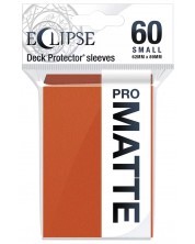 Štitnici za karte Ultra Pro - Eclipse Matte Small Size, Pumpkin Orange (60 kom.)