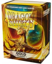 Štitnici za kartice Dragon Shield Classic Sleeves - Gold (100 komada) -1