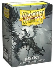 Štitnici za kartice Dragon Shield Dual Sleeves - Matte Justice (100 komada)
