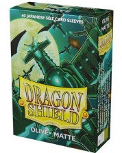Štitnici za kartice Dragon Shield Sleeves - Small Matte Olive (60 komada)
