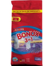 Prašak za pranje 3 in 1 Bonux - Color Caring Lavender, 80 punjenja -1