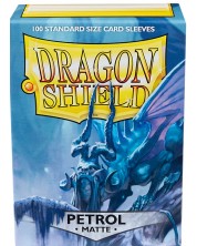Štitnici za kartice Dragon Shield Sleeves - Matte Petrol (100 komada) -1