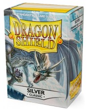 Štitnici za kartice Dragon Shield Classic Sleeves - Silver (100 komada) -1