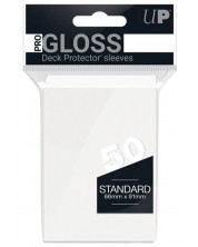 Štitnici za karte Ultra Pro - PRO-Gloss Standard Size, White (50 kom.) -1