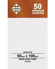 Štitnici za kartice Kaissa Premium Sleeves 65 x 100 mm (Large) - 50 kom.