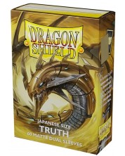 Štitnici za kartice Dragon Shield Dual Sleeves - Small Matte Truth (60 komada) -1