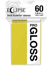 Štitnici za karte Ultra Pro - Eclipse Gloss Small Size, Lemon Yellow (60 kom.) -1