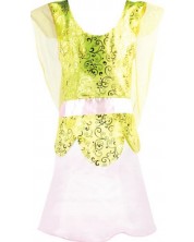 Vilinska haljina Adorbs - Zeleno-žuta