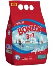 Prašak za pranje 3 in 1 Bonux - White Ice Fresh, 40 punjenja