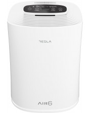 Pročišćivač zraka Tesla - Air 6, HEPA + Carbon, 67 dB, bijeli