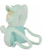 Sigurnosni jastuk za bebu za hodanje Moni - Elephant, zelena -1