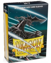 Štitnici za kartice Dragon Shield Sleeves - Small Matte Jet (60 komada)