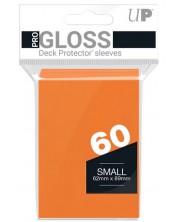 Štitnici za karte Ultra Pro - PRO-Gloss Small Size, Orange (60 kom.) -1