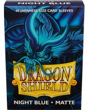 Štitnici za kartice Dragon Shield Sleeves - Small Matte Night Blue (60 komada) -1