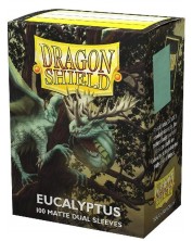 Štitnici za kartice Dragon Shield Dual Sleeves - Matte Eucalyptus (100 komada) -1