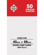 Štitnici za kartice Kaissa Premium Sleeves 45 x 68 (Mini Euro) - 50 kom. -1