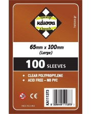 Štitnici za kartice Kaissa Sleeves 65 x 100 mm (Large) - 100 kom. -1