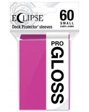 Štitnici za karte Ultra Pro - Eclipse Gloss Small Size, Hot Pink (60 kom.) -1