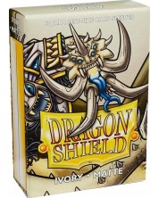 Štitnici za kartice Dragon Shield - Matte Sleeves Small Size, Ivory (60 komada) -1