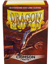 Štitnici za kartice Dragon Shield Sleeves - Matte Crimson (100 komada)