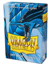 Štitnici za kartice Dragon Shield - Small Matte Sky Blue (60 komada) -1