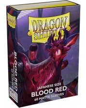 Štitnici za kartice Dragon Shield Sleeves - Small Matte Blood Red (60 komada)