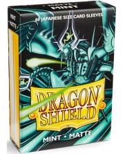 Štitnici za kartice Dragon Shield - Matte Sleeves Small Size, Mint (60 komada) -1