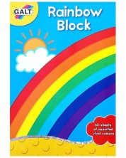 Blok s papirima u boji Galt – Duga -1