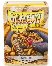 Štitnici za kartice Dragon Shield Sleeves - Matte Gold (100 komada) -1