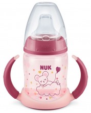 Prijelazna čaša Nuk - Glow in the Dark, ružičasta, 150 ml -1