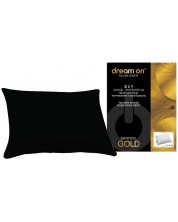 Štitnik za jastuk Dream On - Smartcel Gold, 50 x 70 cm, crni -1