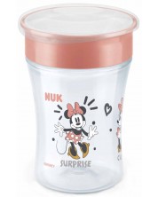 Prijelazna čaša NUK - Magic Cup, 8 m+, 230 ml, Minnie  -1