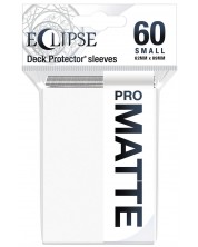 Štitnici za karte Ultra Pro - Eclipse Matte Small Size, Arctic White (60 kom.)