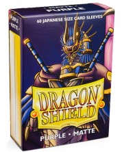 Štitnici za kartice Dragon Shield - Matte Sleeves Small Siza, Purple (60 komada) -1